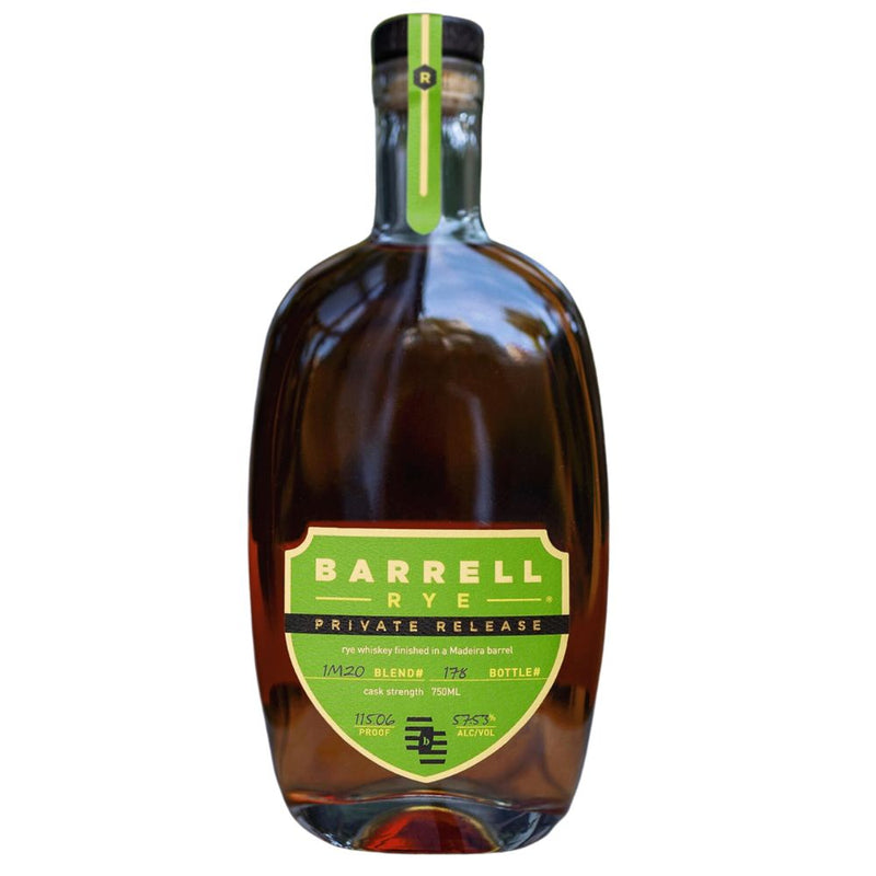 Barrell Craft Spirits Private Release Rye Whiskey - Goro&