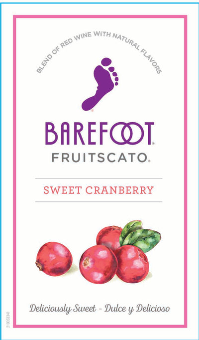 Barefoot Cellars | Sweet Cranberry Fruitscato - Goro's Liquor