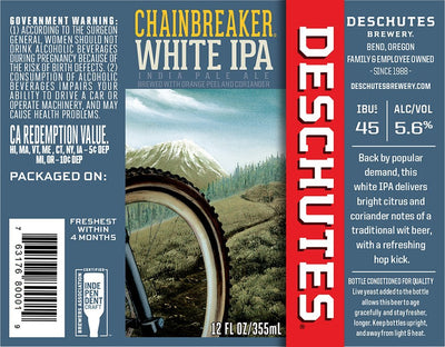 Chainbreaker White IPA | Deschutes - Goro's Liquor