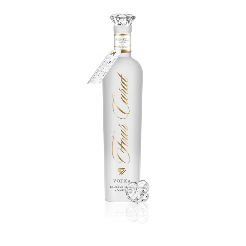 Four Carat Vodka Collectors Edition With Diamond Cut Closure (Full Set) - Goro&