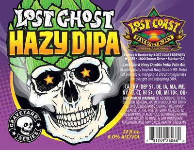Lost Ghost Hazy DIPA | Lost Coast Brewery - Goro's Liquor