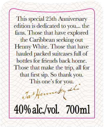 Hennessy Henny White 25th Anniversary - Goro&